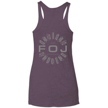 FOJ 2-sided print NL6733 Next Level Ladies' Triblend Racerback Tank