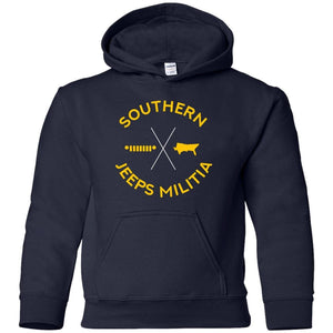 Southern Jeeps Militia G185B Gildan Youth Pullover Hoodie