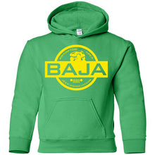 BAJA yellow logo G185B Gildan Youth Pullover Hoodie