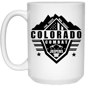 Colorado Combat Jeepers 21504 15 oz. White Mug