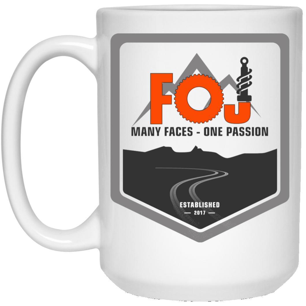 FOJ dye sublimation 21504 15 oz. White Mug