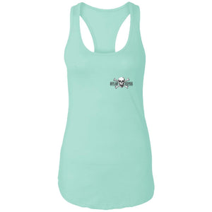Outlaw Jeepers 2-sided print NL1533 Ladies Ideal Racerback Tank