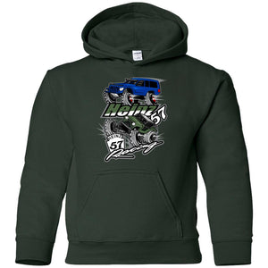 H57 Racing G185B Gildan Youth Pullover Hoodie