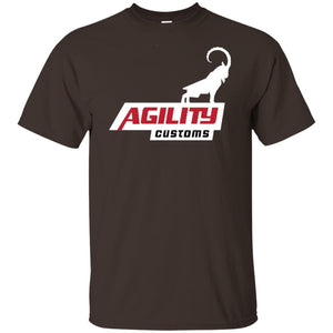 Agility Customs white logo G200 Gildan Ultra Cotton T-Shirt