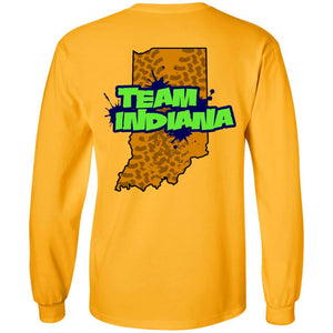 B&B Motorsports 2-sided print (Team Indiana back) G240 Gildan LS Ultra Cotton T-Shirt