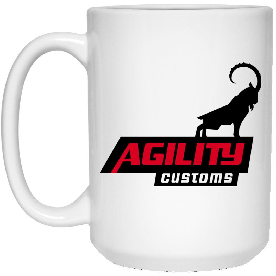 Agility Customs dye sub 21504 15 oz. White Mug