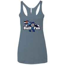 Built4Fun blue NL6733 Next Level Ladies' Triblend Racerback Tank
