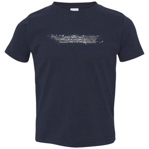 AmericanOffroadCustoms Horizontal white 3321 Toddler Jersey T-Shirt