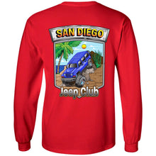 San Diego jeep club 2-sided print 2-sided print G240B Gildan Youth LS T-Shirt