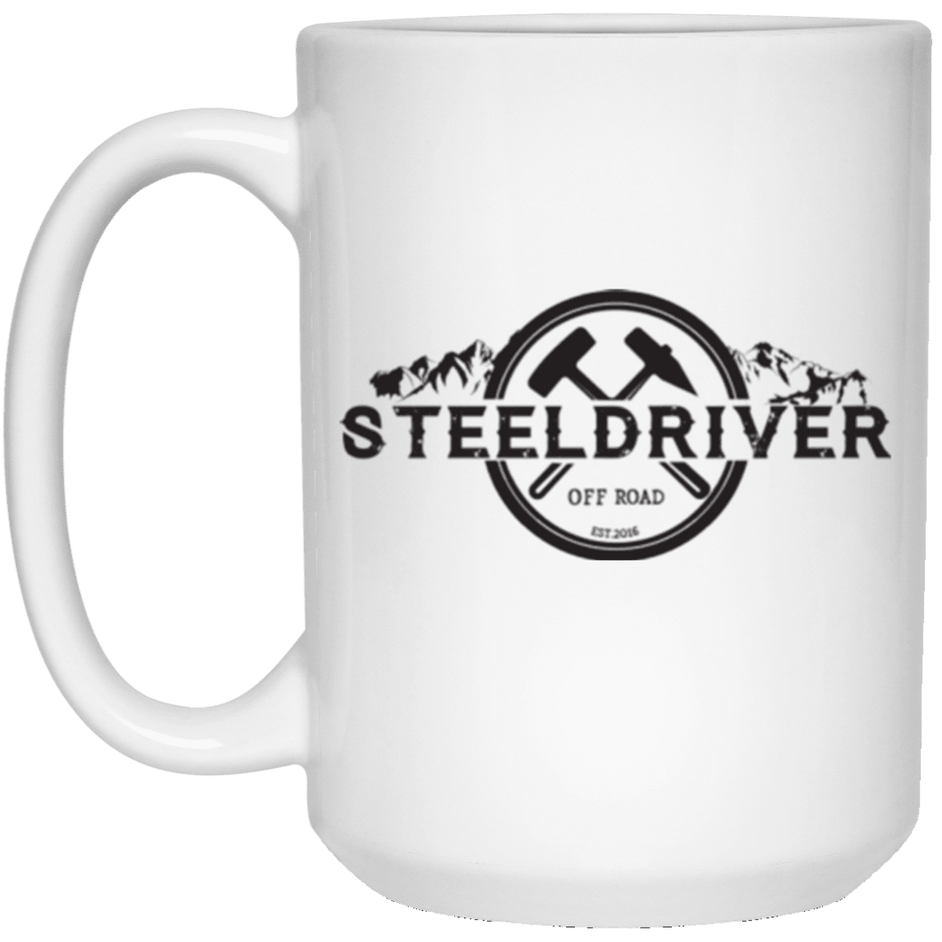 SteelDriver 21504 15 oz. White Mug