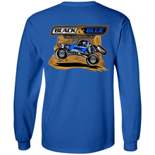 B&BM Team Indiana front 2-sided print G240B Gildan Youth LS T-Shirt
