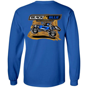 B&BM Team Indiana front 2-sided print G240B Gildan Youth LS T-Shirt