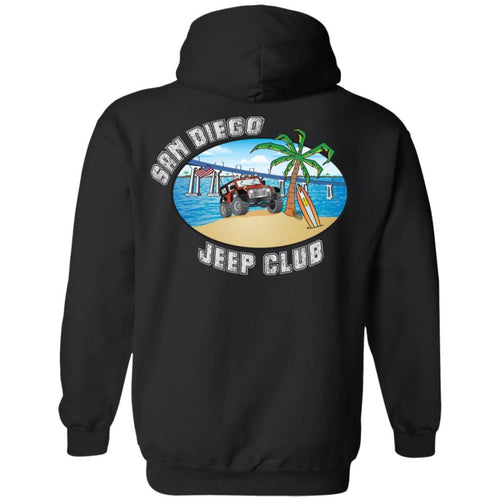 SDJC 2-sided print G185 Gildan Pullover Hoodie 8 oz.