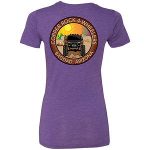 Copper Rock 4-Wheelers 2-sided print NL6710 Ladies' Triblend T-Shirt