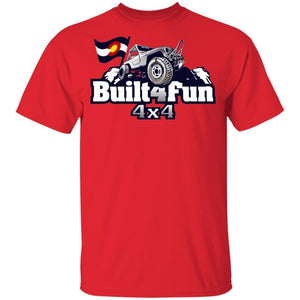 Built4Fun grey G500B Gildan Youth 5.3 oz 100% Cotton T-Shirt