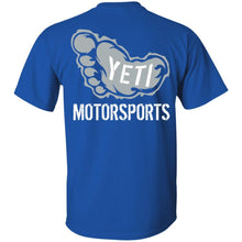 Yeti Motorsports logo 2-sided print G500 Gildan 5.3 oz. T-Shirt