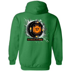 Black 17 2-sided print G185 Gildan Pullover Hoodie 8 oz.