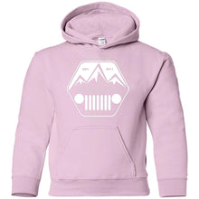 ASJC white logo G185B Gildan Youth Pullover Hoodie