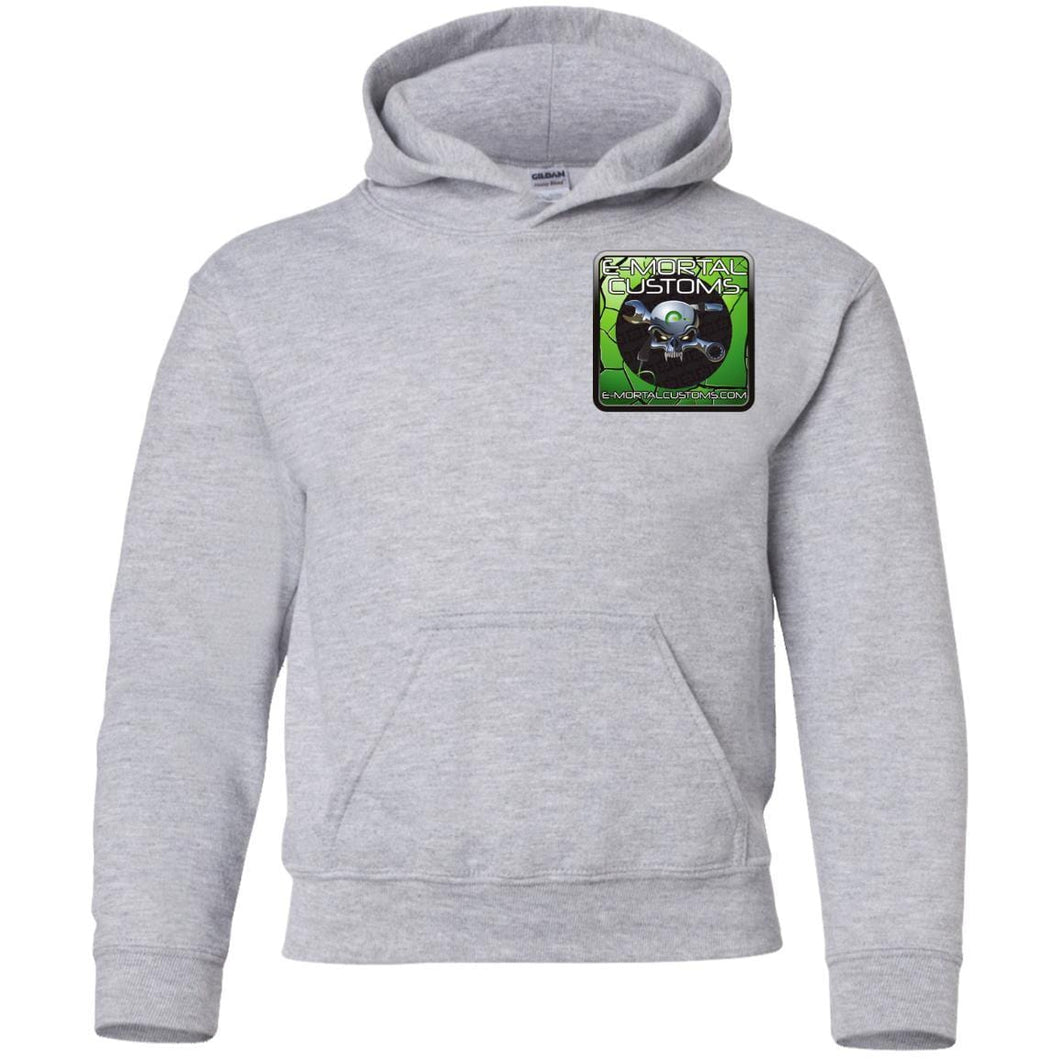 E-Mortal 2-sided print G185B Gildan Youth Pullover Hoodie