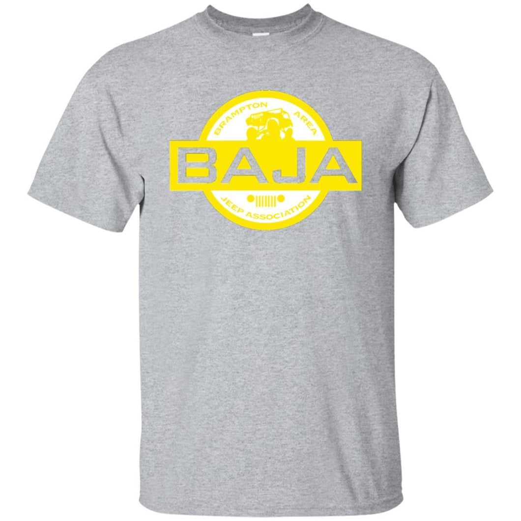 BAJA white & yellow logo G200 Gildan Ultra Cotton T-Shirt