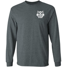 Work Hard Wheel Harder 2-sided print G240 LS Ultra Cotton T-Shirt