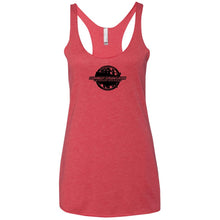 CCVOA black logo NL6733 Next Level Ladies' Triblend Racerback Tank