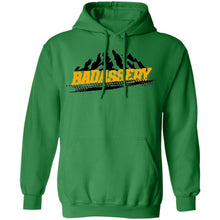 John's 4x4 BADASSERY Mountains 2-sided print G185 Gildan Pullover Hoodie 8 oz.