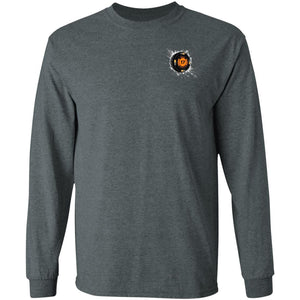 Black 17 2-sided print G240 Gildan LS Ultra Cotton T-Shirt