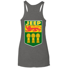 JSK_Star 2-sided print NL6733 Next Level Ladies' Triblend Racerback Tank
