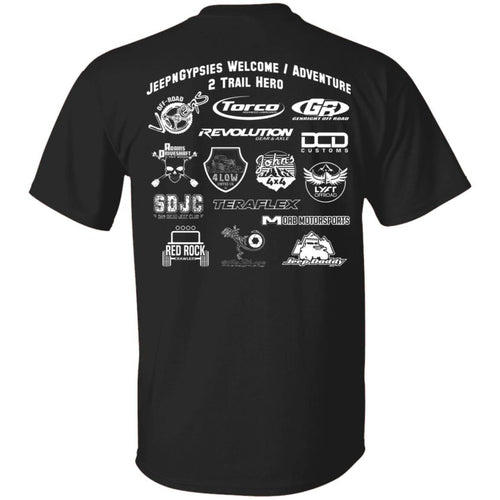 JeepNGypsies 2-sided print event T-Shirt G500 5.3 oz