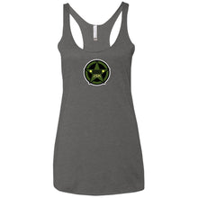 JSK_ Dark Star 2-sided print NL6733 Next Level Ladies' Triblend Racerback Tank