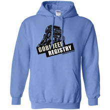Gobi Jeep Registry Logo G185 Gildan Pullover Hoodie 8 oz.