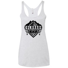 Colorado Combat Jeepers NL6733 Next Level Ladies' Triblend Racerback Tank