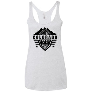 Colorado Combat Jeepers NL6733 Next Level Ladies' Triblend Racerback Tank