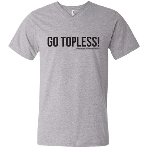 JeepDaddy Go Topless V-Neck T-Shirt