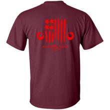 ASJC 2-sided print with Freedom flag on back G200B Gildan Youth Ultra Cotton T-Shirt