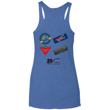 Dale Racing 2-sided print NL6733 Next Level Ladies' Triblend Racerback Tank