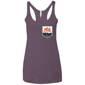 FOJ 2-sided print NL6733 Next Level Ladies' Triblend Racerback Tank