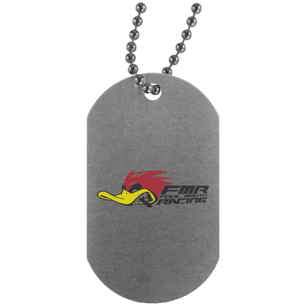 FOUL MOUTH RACING UN4004 Silver Dog Tag
