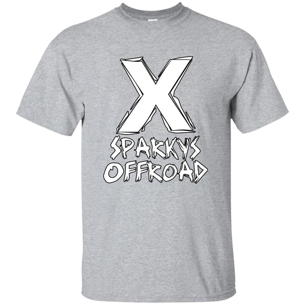 Sparky's Offroad white logo G200B Gildan Youth Ultra Cotton T-Shirt