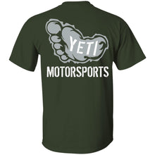 Yeti Motorsports logo 2-sided print G500 Gildan 5.3 oz. T-Shirt
