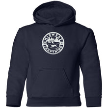 MWJT CH white logo G185B Youth Pullover Hoodie