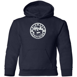 MWJT CH white logo G185B Youth Pullover Hoodie