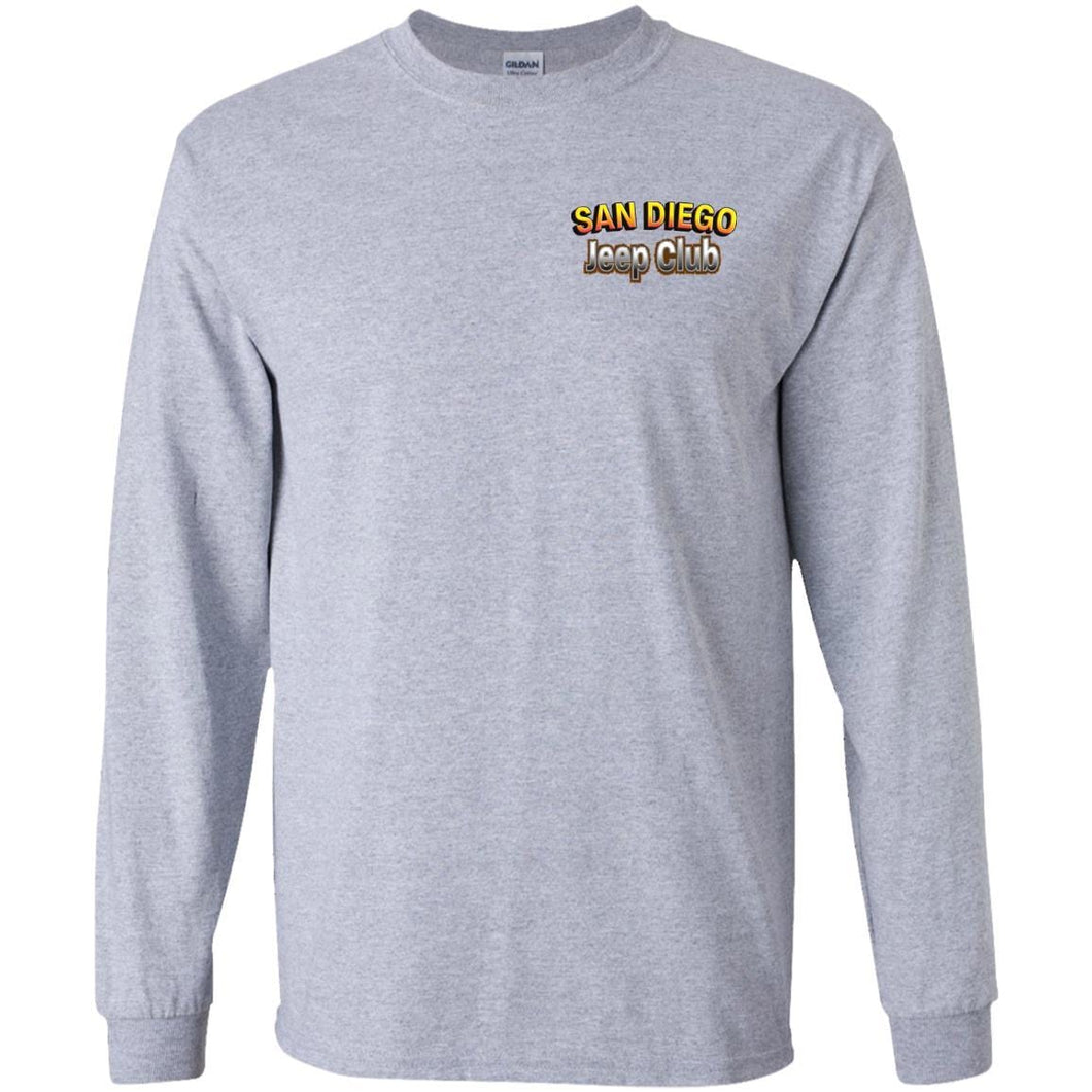 San Diego jeep club 2-sided print 2-sided print G240B Gildan Youth LS T-Shirt