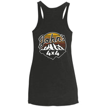 John's 4x4 2-sided print NL6733 Next Level Ladies' Triblend Racerback Tank