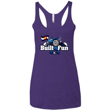 Built4Fun blue NL6733 Next Level Ladies' Triblend Racerback Tank