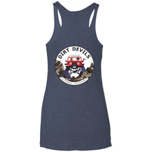 Dirt Devils Jeep Club 2-sided print NL6733 Ladies' Triblend Racerback Tank