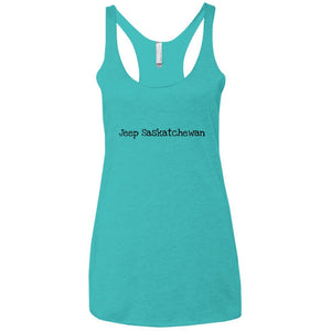 Jeep Sask NL6733 Next Level Ladies' Triblend Racerback Tank