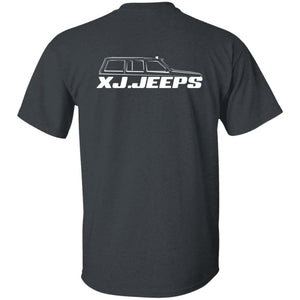 XJ Jeeps 2-sided print G500B Gildan Youth 5.3 oz 100% Cotton T-Shirt