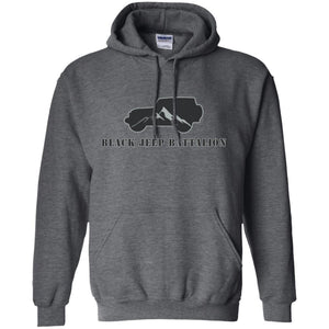 Black Jeep Battalion G185 Gildan Pullover Hoodie 8 oz.